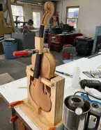 Violin — rib garland